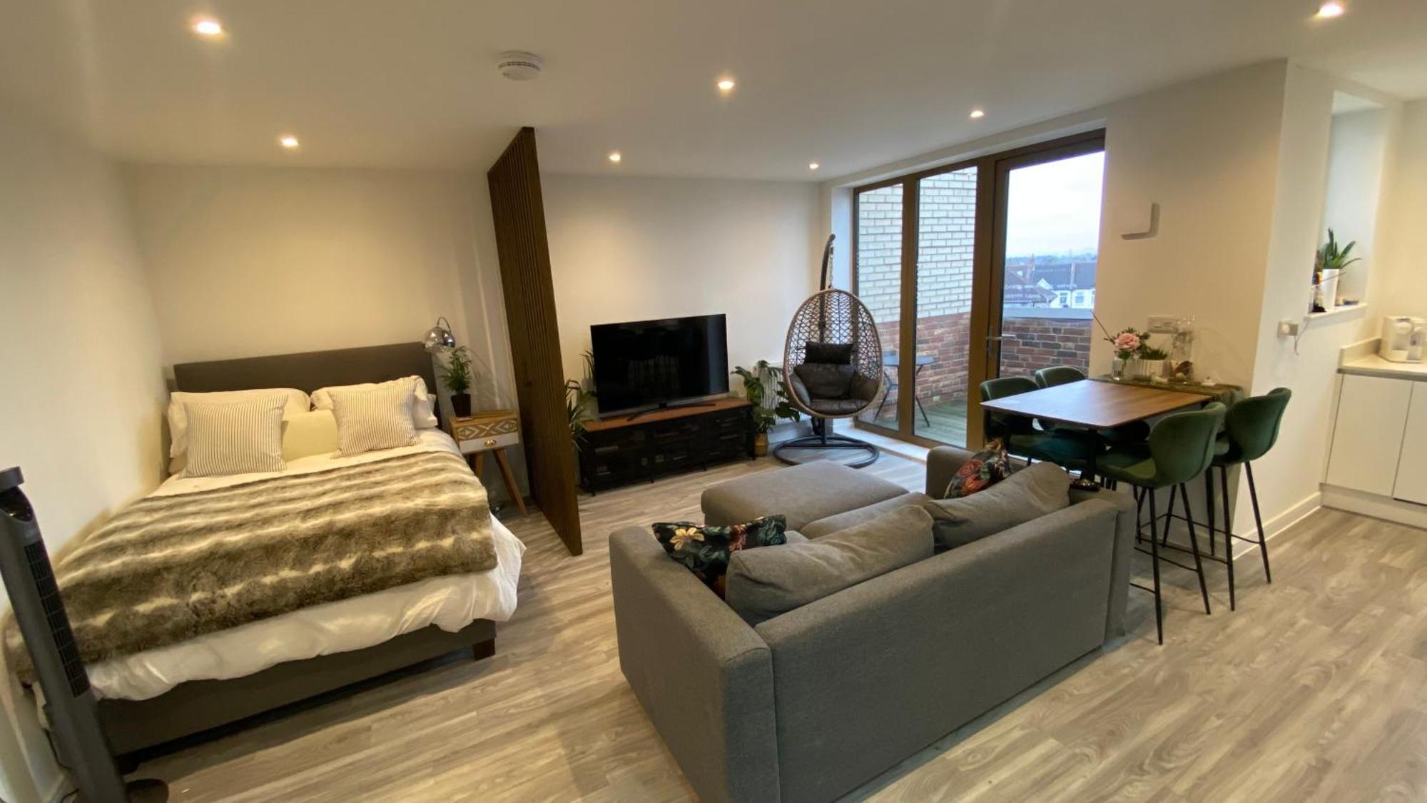 London Luxe: Stylish Studio מראה חיצוני תמונה